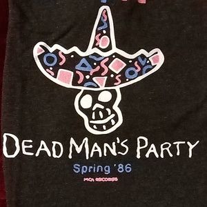 Women's T-shirt Black medium next level apparel oingo boingo dead man's party 85